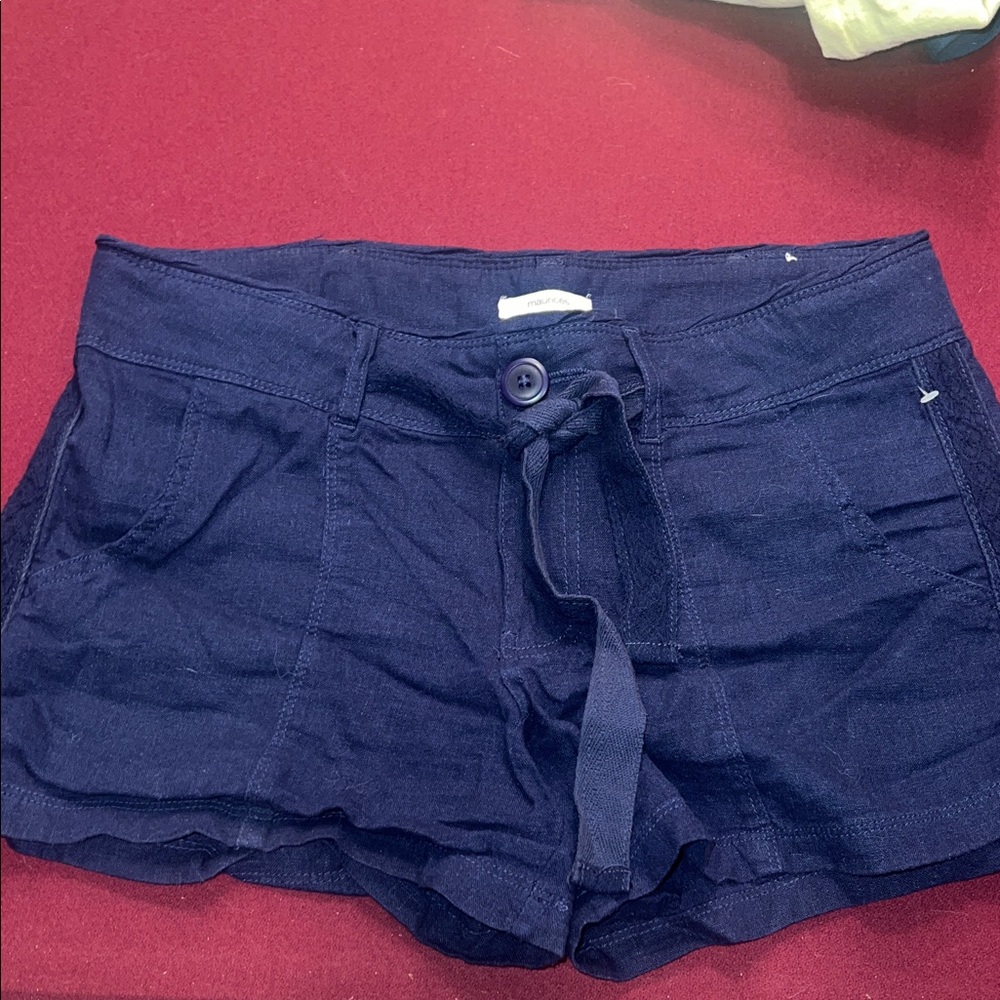Maurices Dark Blue Women's Cargo Shorts